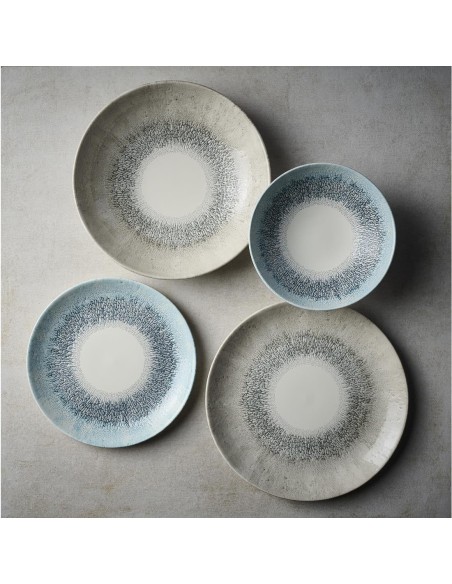 Assiettes Churchill Fusion Blue 260mm - Lot de 12