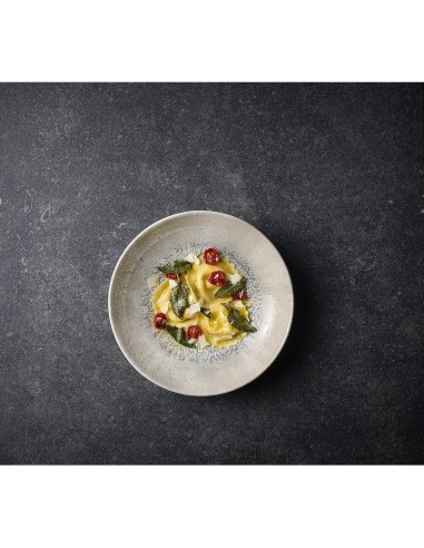Assiettes Churchill Fusion Grey 182mm - Lot de 12