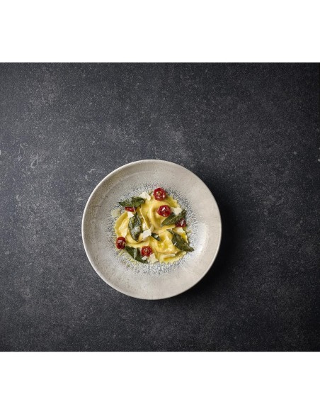 Assiettes Churchill Fusion Grey 182mm - Lot de 12