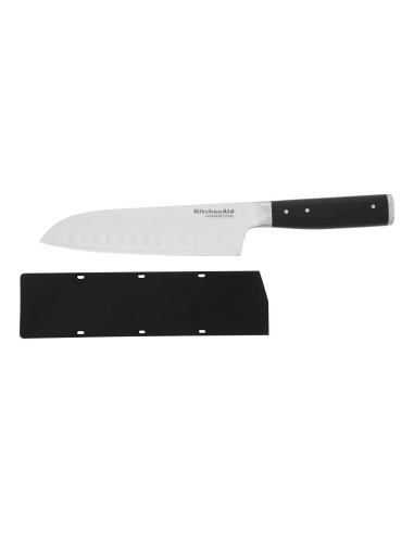 Couteau Santoku KitchenAid 17,78 cm - Lame alvéolée