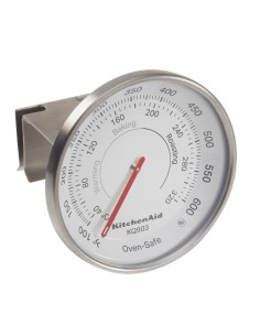 Thermomètre de four à cadran KitchenAid Global noir 7,62 cm