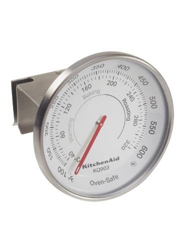 Thermomètre de four à cadran KitchenAid Global noir 7,62 cm