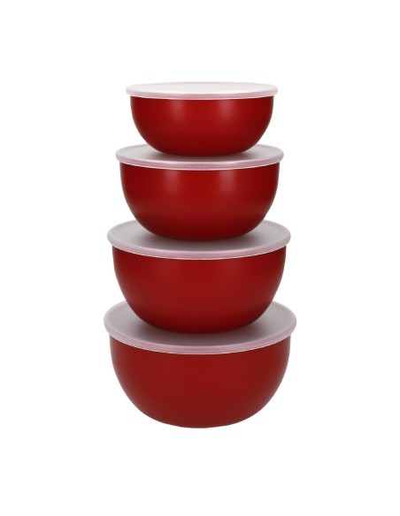 Bols de préparation KitchenAid rouge empire - lot de 4