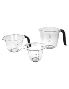 Pichets doseurs KitchenAid noirs - lot de 3