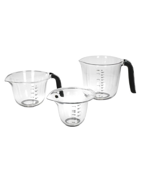 Pichets doseurs KitchenAid noirs - lot de 3