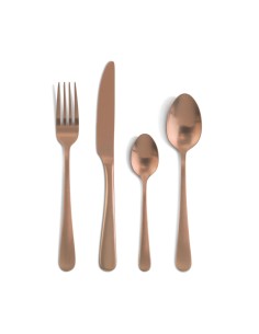 Cuillères à café moyennes Amefa Blush cuivre - lot de 12 2