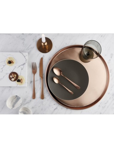Cuillères à café moyennes Amefa Blush cuivre - lot de 12
