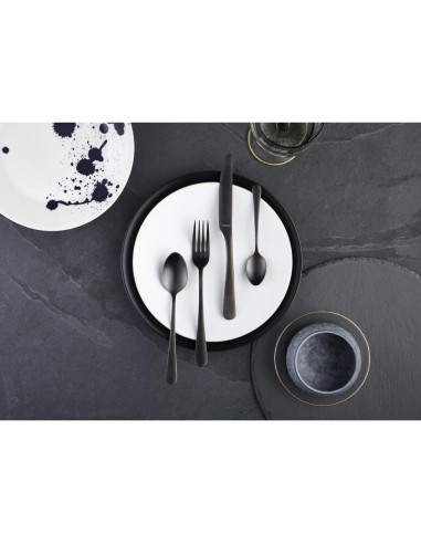 Fourchettes de table Amefa Austin noires - lot de 12