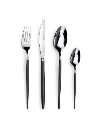 Couteaux de table noirs Soprano Amefa - lot de 12