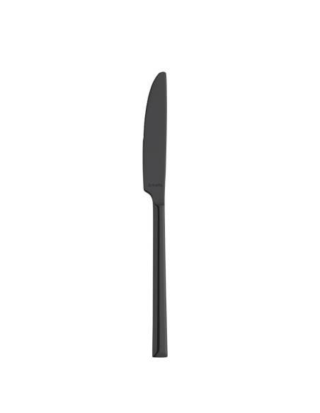 Couteaux de table Amefa Metropole PVD noirs - lot de 12
