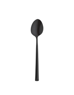 Cuillères à café moyennes Amefa Metropole PVD noires - lot de 12