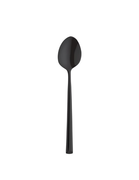 Cuillères à café moyennes Amefa Metropole PVD noires - lot de 12
