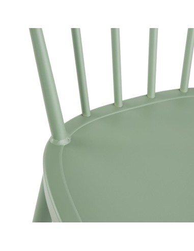 Tabourets hauts aluminium Bolero Windsor verts - lot de 2