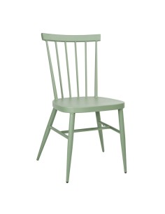 Chaises en aluminium Bolero Windsor vertes - lot de 4