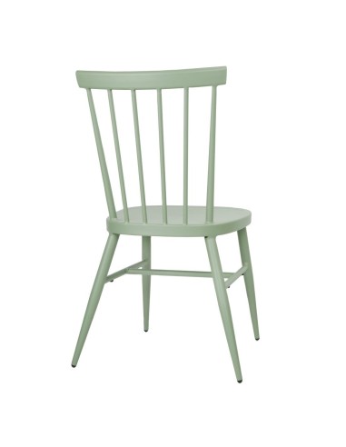 Chaises en aluminium Bolero Windsor vertes - lot de 4