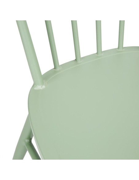 Chaises en aluminium Bolero Windsor vertes - lot de 4