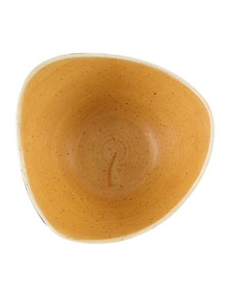 Bols triangulaires Churchill Stonecast Tangerine 153 mm - Lot de 12