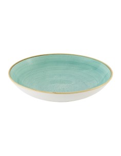 Assiettes coupes Churchill Stonecast Mint 248 mm - Lot de 12