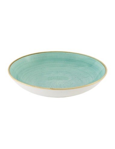 Assiettes coupes Churchill Stonecast Mint 248 mm - Lot de 12