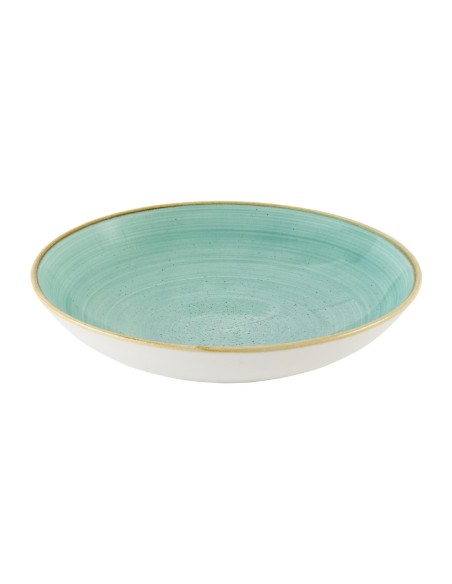 Assiettes coupes Churchill Stonecast Mint 248 mm - Lot de 12