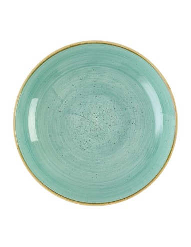 Assiettes coupes Churchill Stonecast Mint 248 mm - Lot de 12