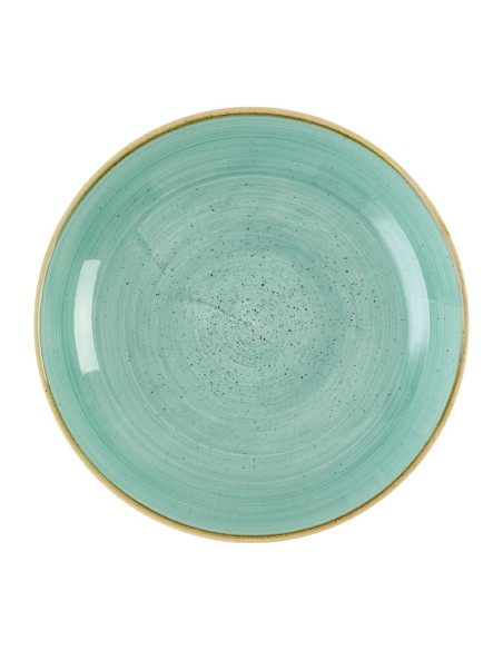 Assiettes coupes Churchill Stonecast Mint 248 mm - Lot de 12