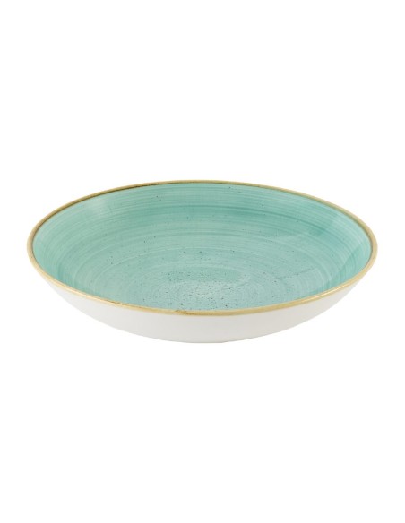 Assiettes coupes Churchill Stonecast Mint 182 mm - Lot de 12