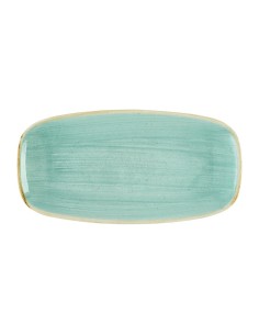 Assiettes oblongues Churchill Stonecast Mint - Lot de 12