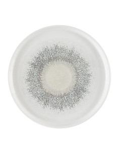 Assiettes Churchill Studio Prints Fusion Agate Grey 210 mm - Lot de 6