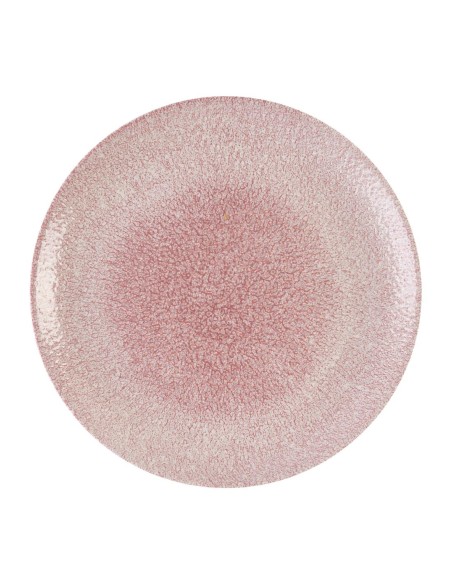 Assiettes Churchill Raku Rose Quartz 288mm - Lot de 12