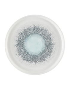Assiettes rebord Churchill Aquamarine 210 mm - Lot de 6
