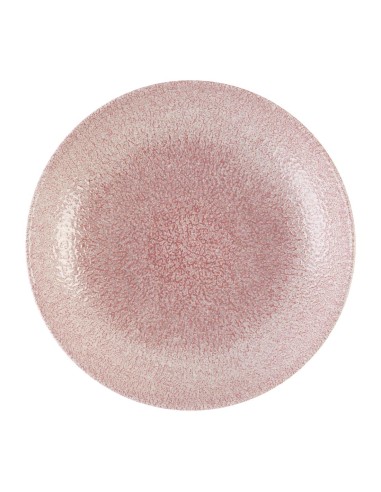 Assiettes Churchill Raku Rose Quartz 260mm - Lot de 12