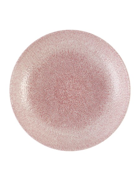 Assiettes Churchill Raku Rose Quartz 260mm - Lot de 12