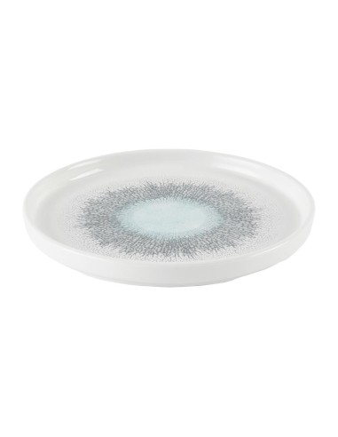 Assiettes rebord Churchill Aquamarine 210 mm - Lot de 6