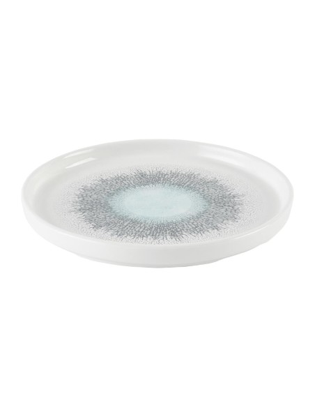 Assiettes rebord Churchill Aquamarine 210 mm - Lot de 6