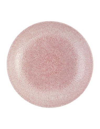 Assiettes coupes rondes Churchill Raku Rose Quartz 248 mm - Lot de 12