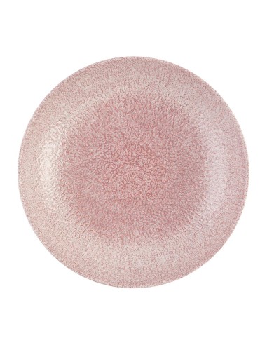Assiettes coupe ronde Churchill Raku Rose Quartz - 12 pcs