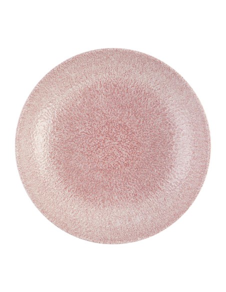 Assiettes coupe ronde Churchill Raku Rose Quartz - 12 pcs