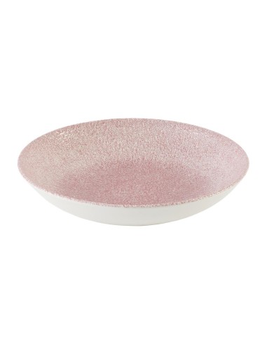 Assiettes coupes rondes Churchill Raku Rose Quartz 248 mm - Lot de 12