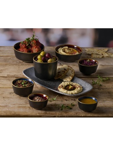 Pots à sauce Churchill Nourish Tokyo Black - Lot de 12