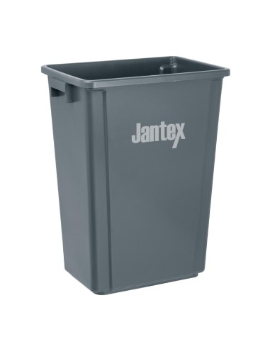 Poubelle Jantex Slim 60L gris - gain de place