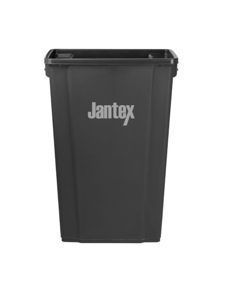Poubelle Jantex Slim noire 80L - Gain de place