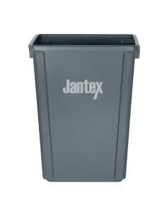 Poubelle Jantex Slim 60L gris - gain de place 2