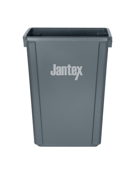 Poubelle Jantex Slim 60L gris - gain de place
