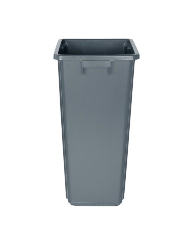 Poubelle Jantex Slim 60L gris - gain de place