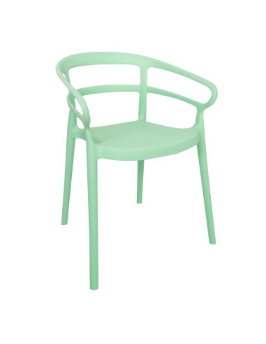 Fauteuils Bolero Mateo Café vert menthe - lot de 2