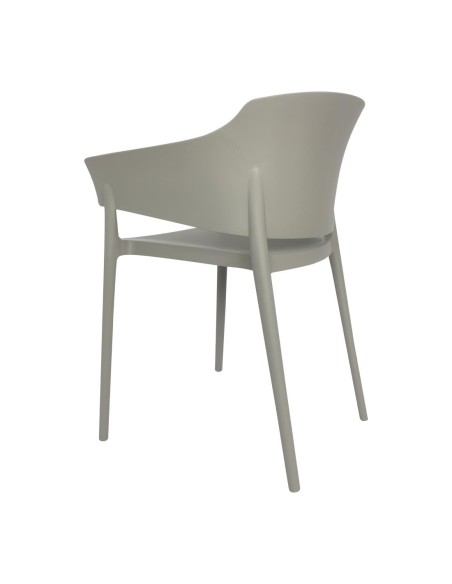 Fauteuils Lorenzo Café Bolero gris - lot de 2