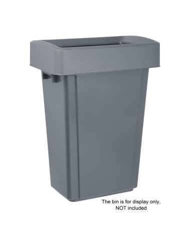Couvercle gris Jantex pour poubelles Slim 60/80 L - Vente en ligne