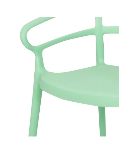 Fauteuils Bolero Mateo Café vert menthe - lot de 2