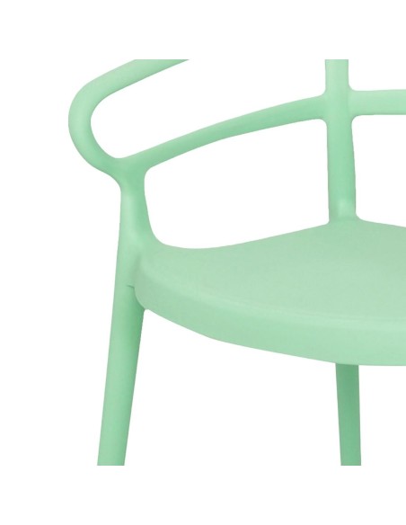 Fauteuils Bolero Mateo Café vert menthe - lot de 2